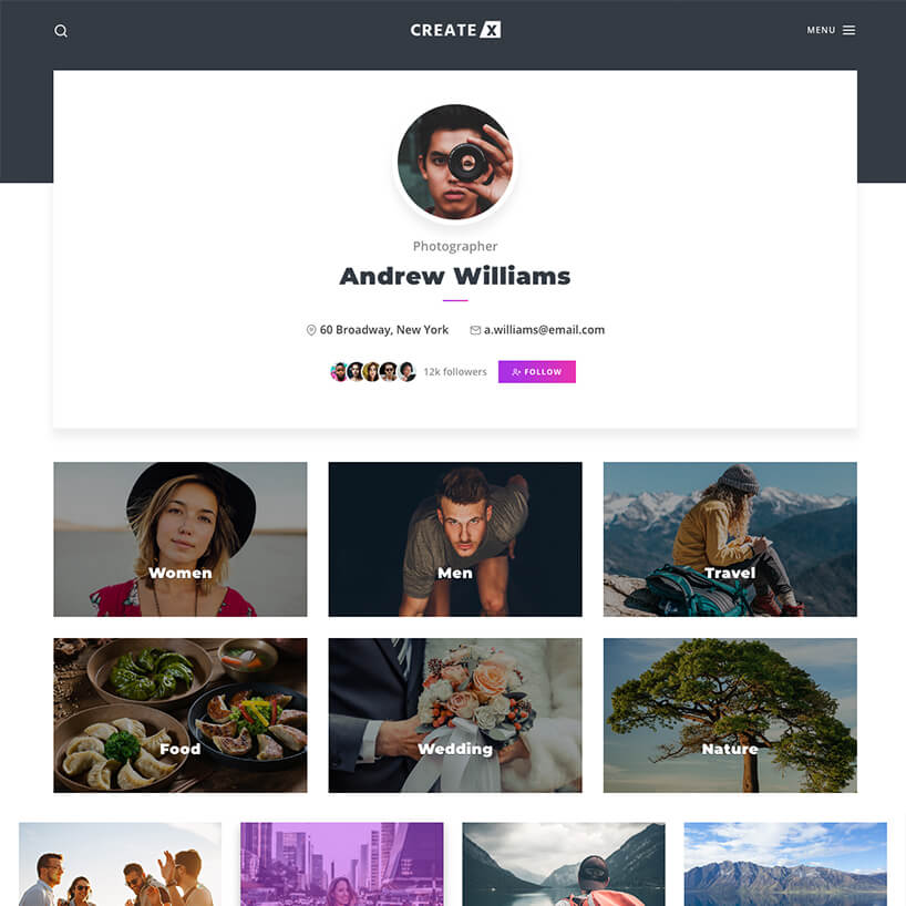 Photographer's Portfolio